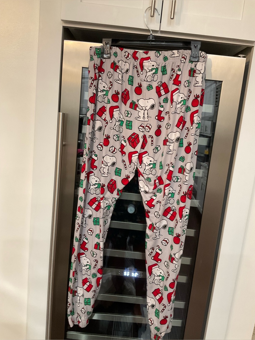 Munki Munki Peanuts Snoopy Christmas Jogger Lounge Pajama Pants.